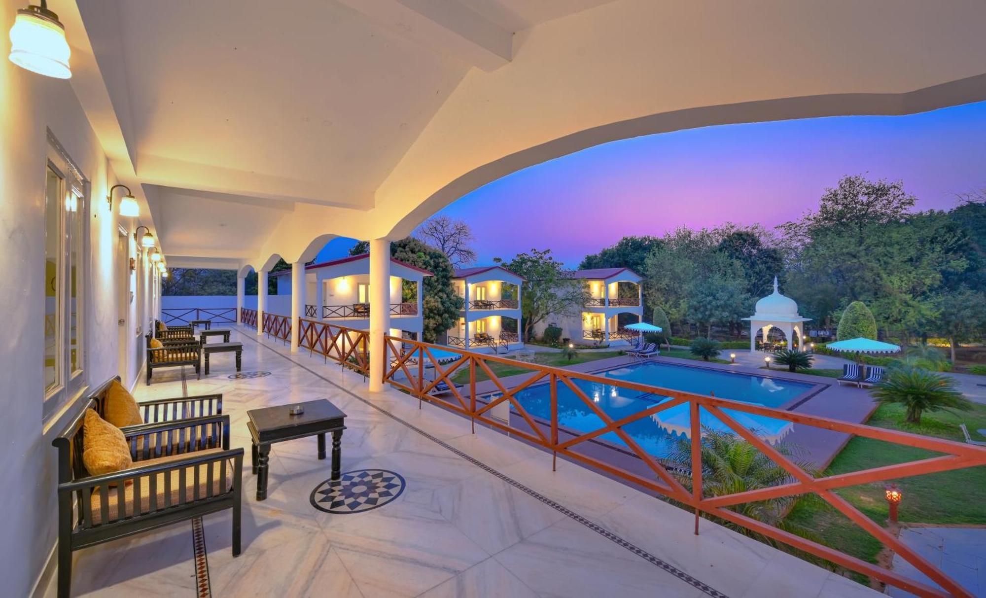 Tiger Den Resort Khilchīpur Exterior foto