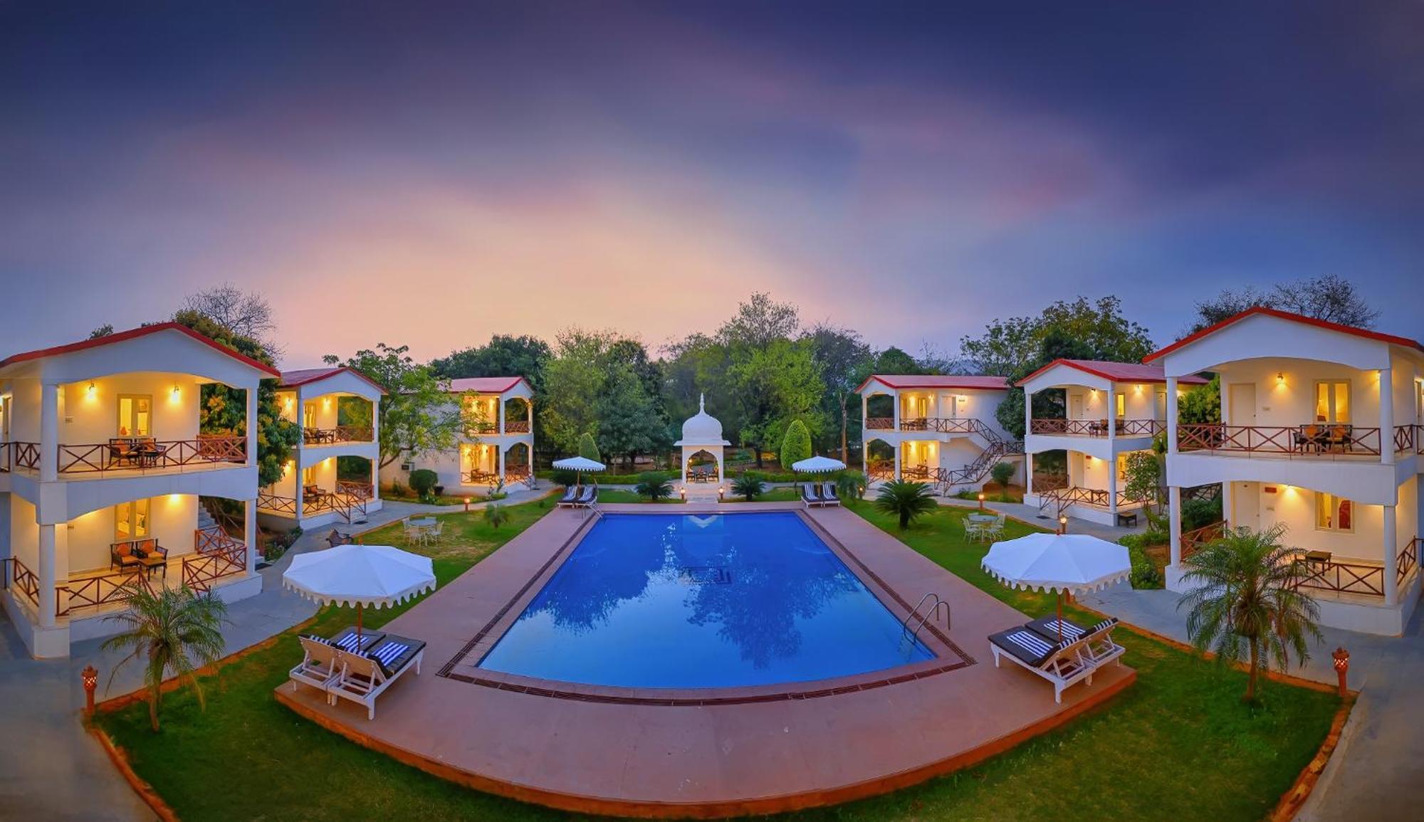 Tiger Den Resort Khilchīpur Exterior foto
